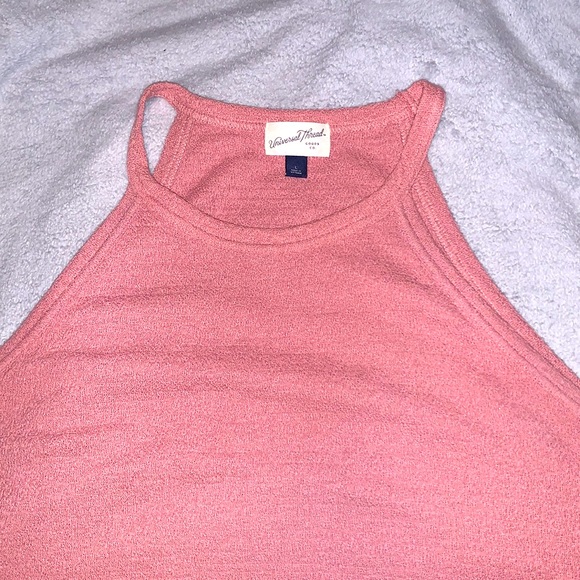 Women’s Pink Linen Universal Thread Racer Back Tank - Picture 2 of 2
